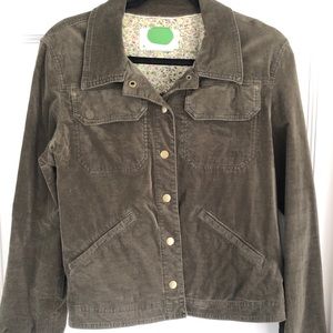 Anthropologie corduroy cropped jacket. Like new